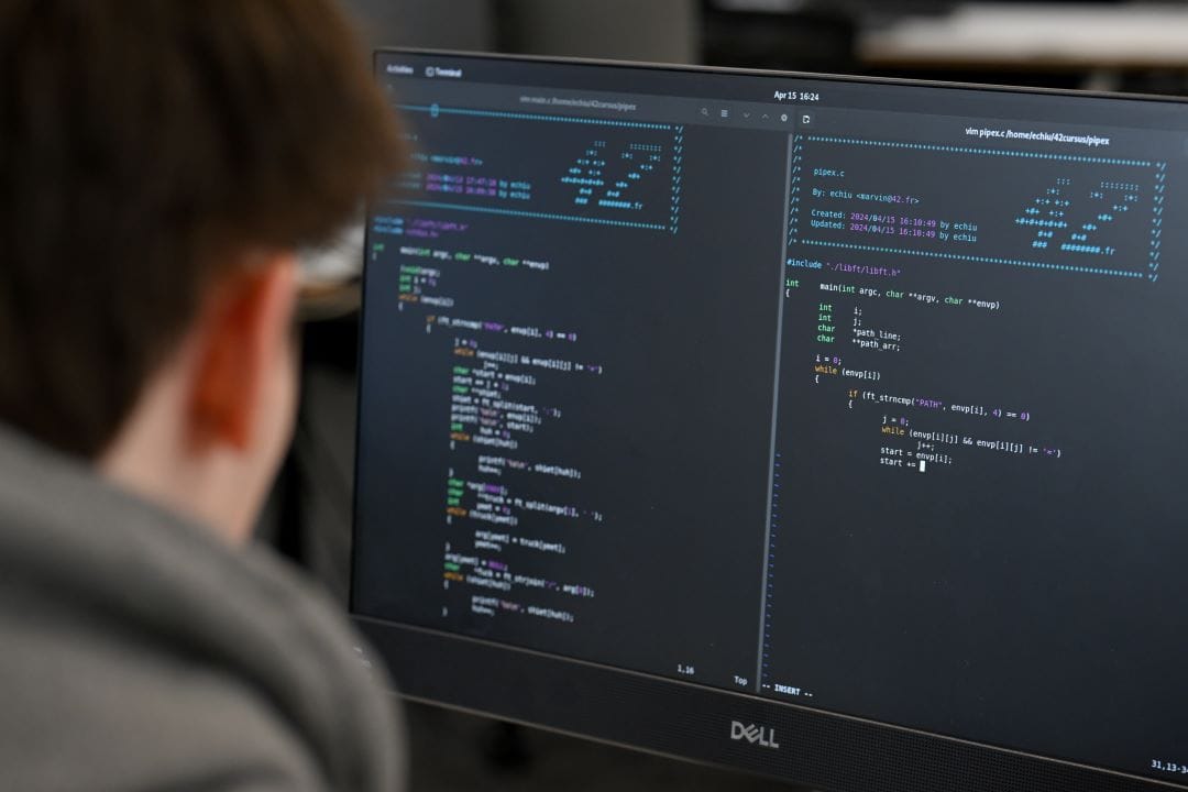 Student learning to code in base programming languages