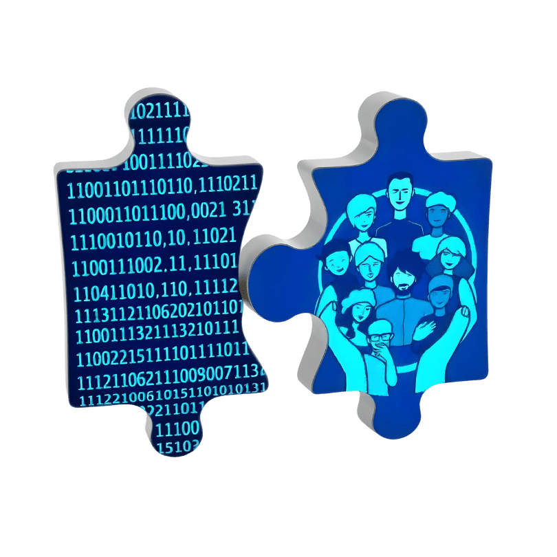 Connecting coding with Charities - Puzzle pieces