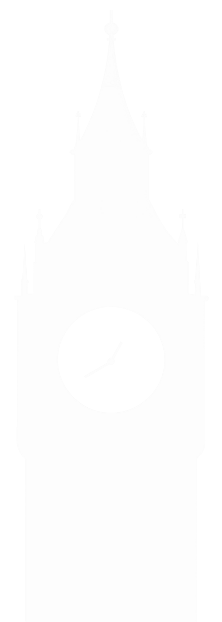 Big ben in London silhouette